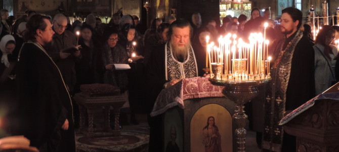 Великий покаянный канон св.Андрея Критского в храме преп. Пимена Великого